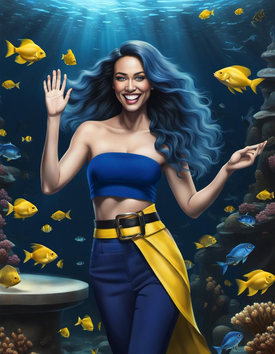 Dory As A Human From Finding Nemo (Version 2)