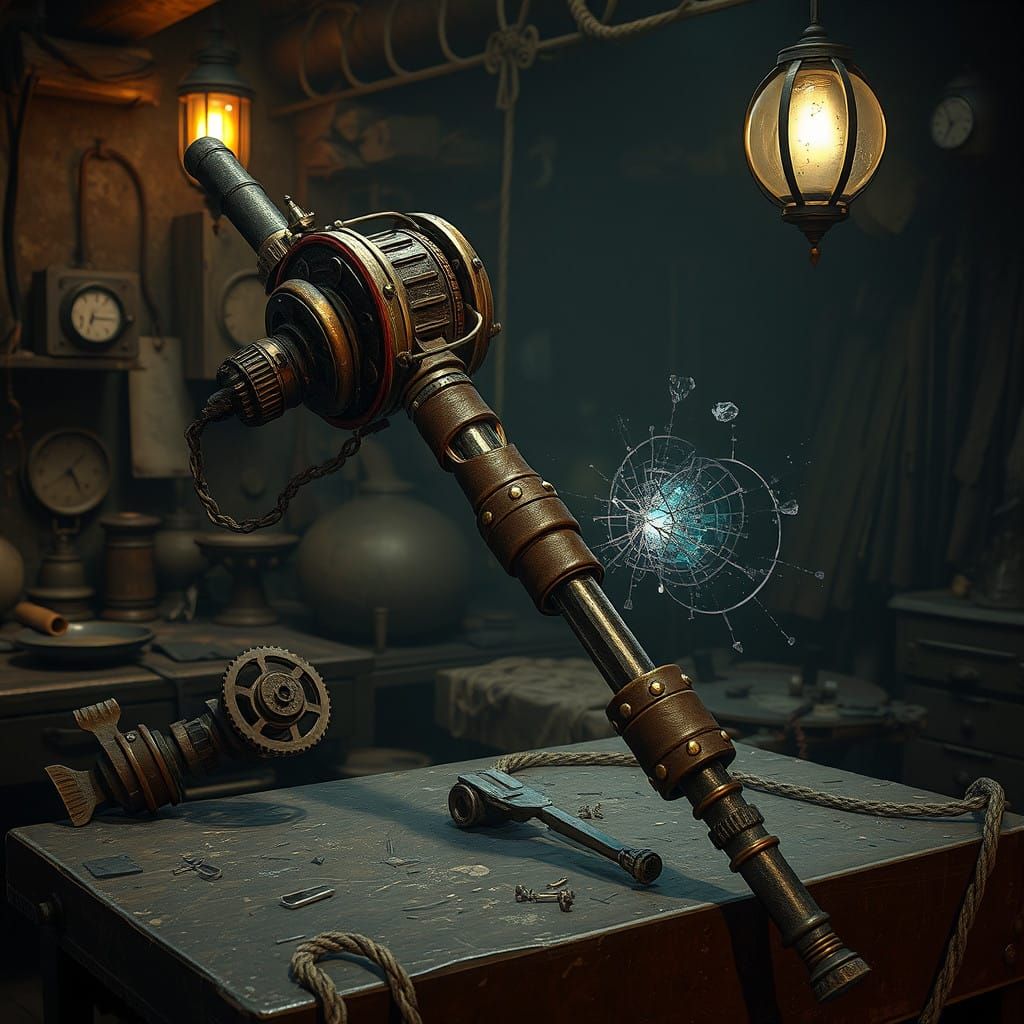 Mystical Beat-Stick in Steampunk Workshop