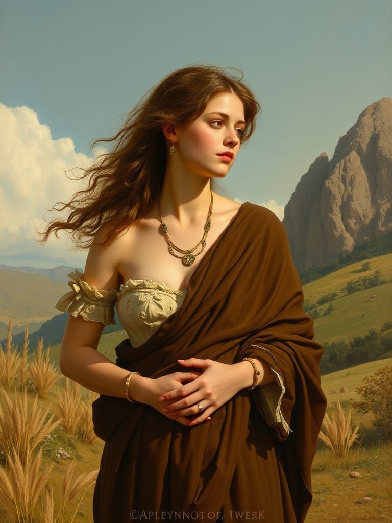 Elegant Portrait in Pictorialist Style