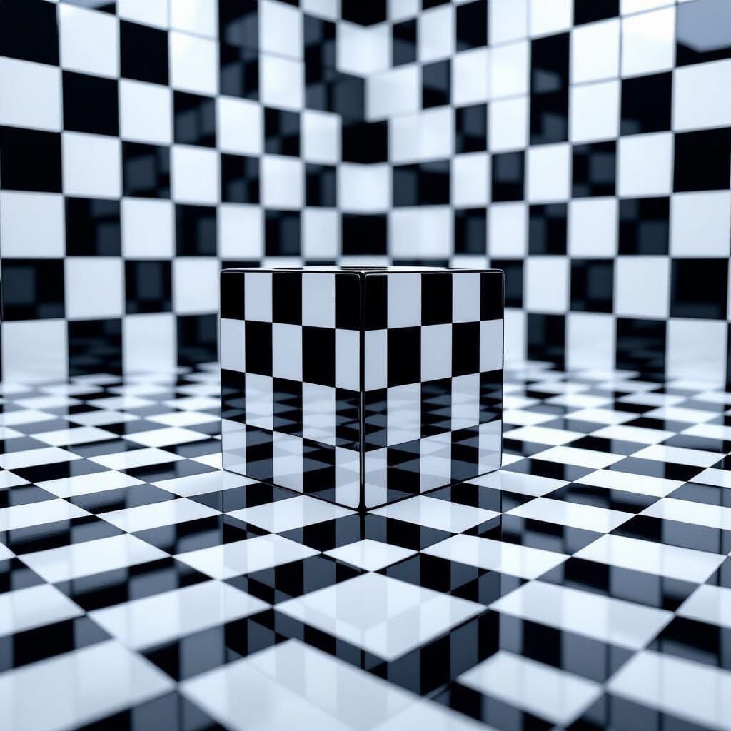 The illusion of cubes