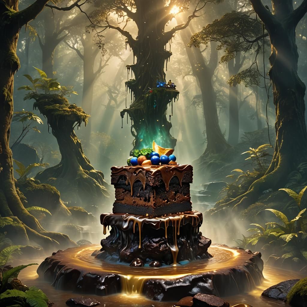 Mystical Forest Brownie: Fantasy Concept Art