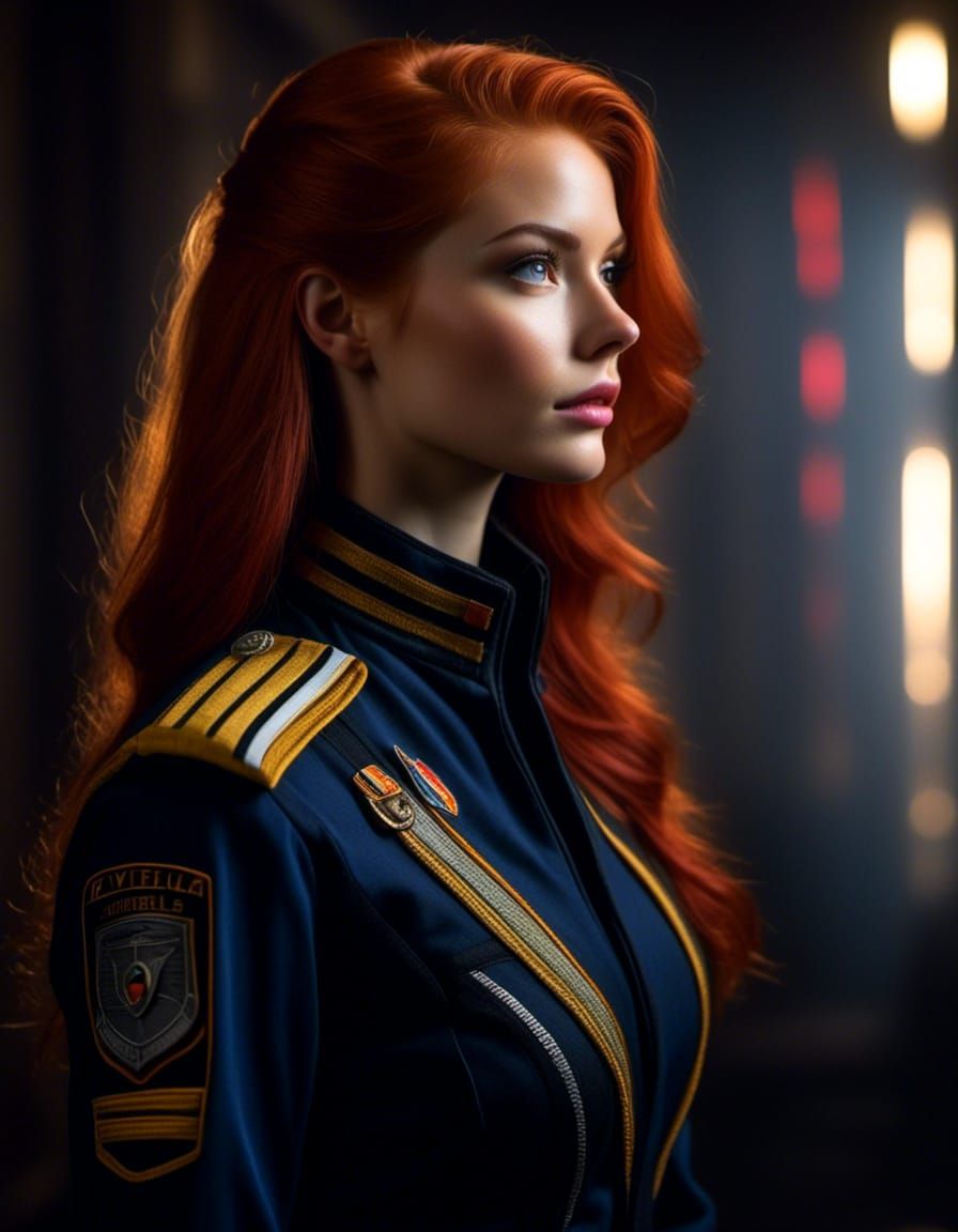 Lyta Alexander Portrait in Luis Royo Style