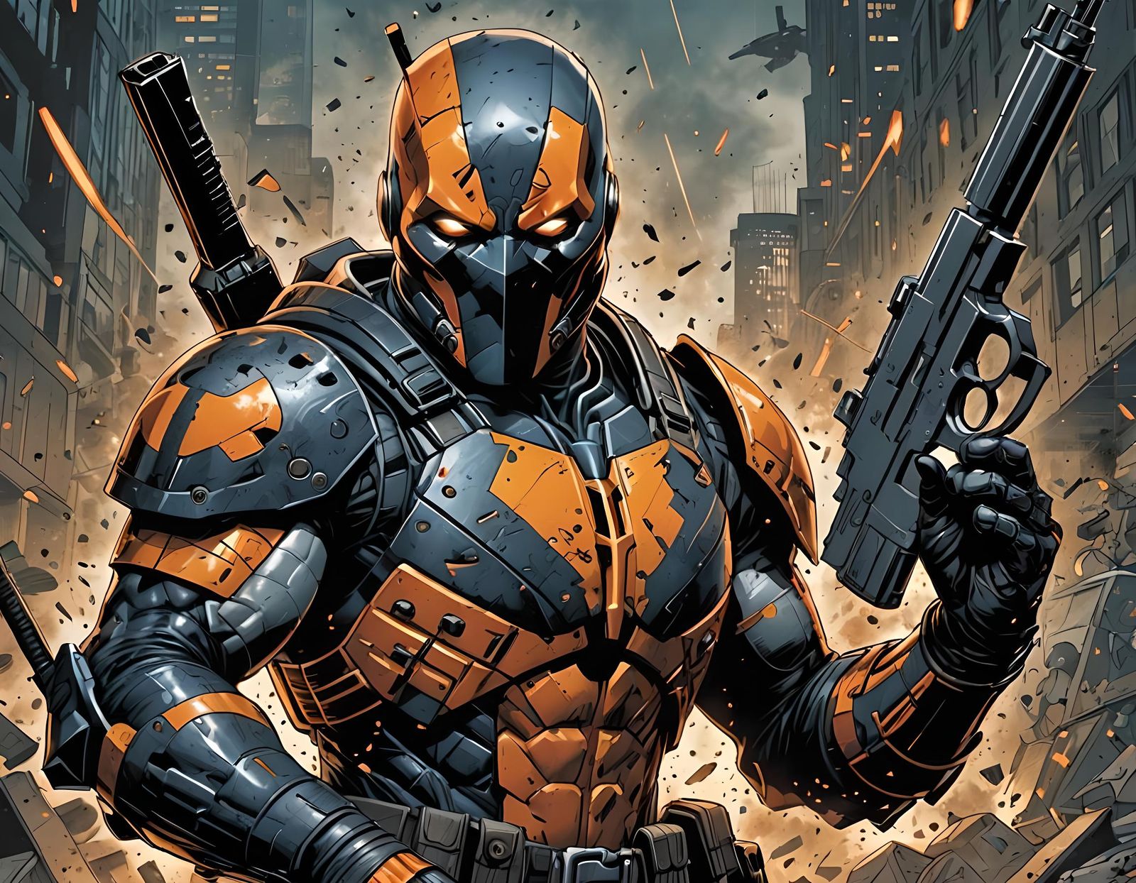 Deathstroke Comic Book Art