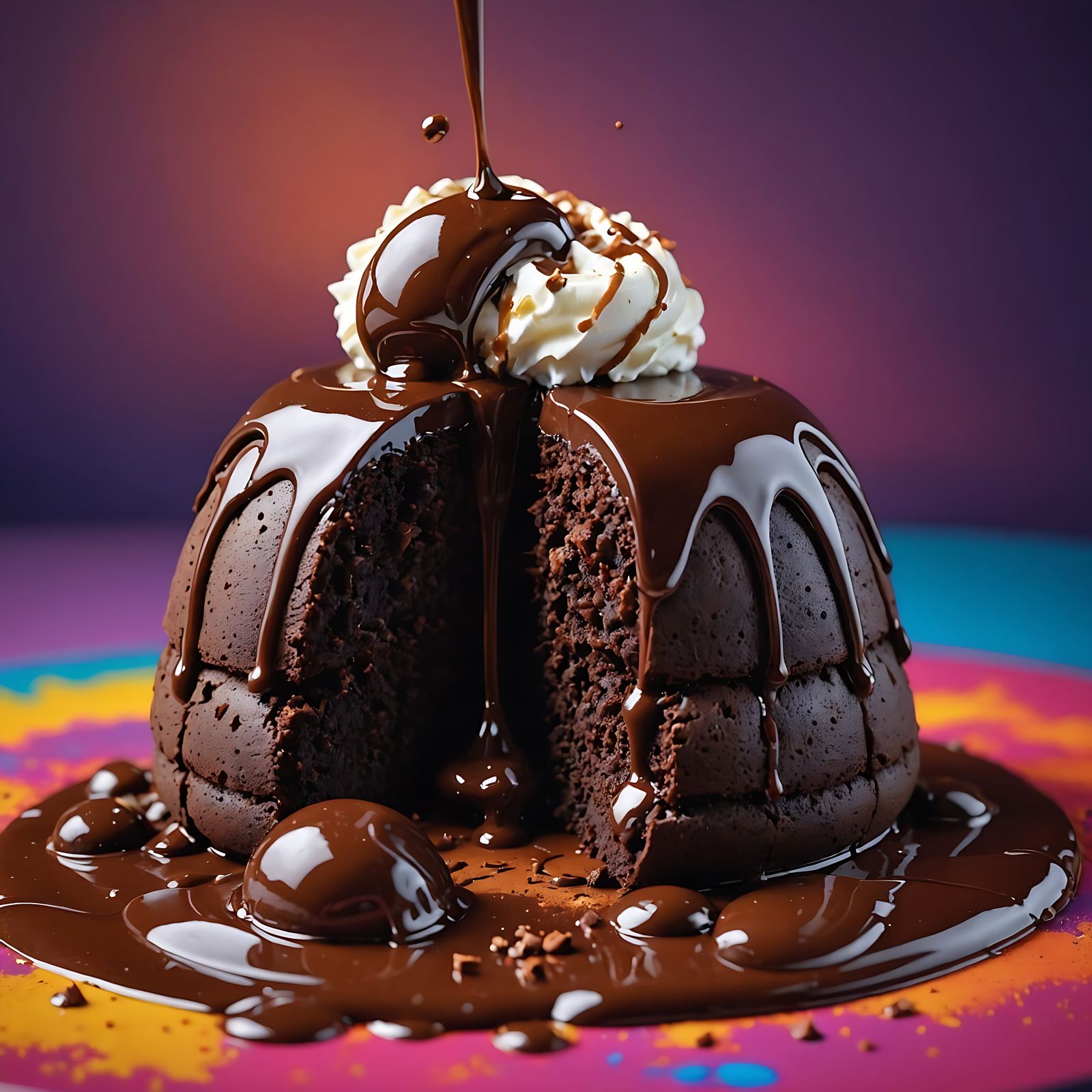 Decadent Chocolate Lave Cake