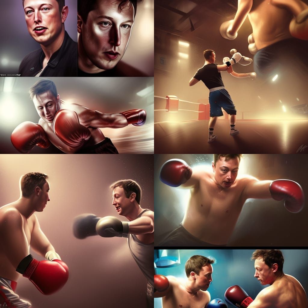 Hyperrealistic Boxing Match Portrait in Unreal Engine 5