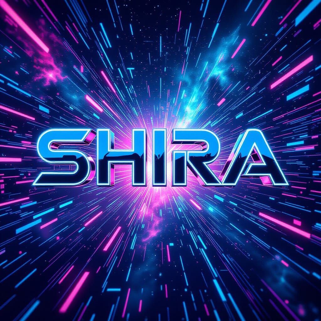 Futuristic Chrome 'SHIRA' in Cyberpunk Style