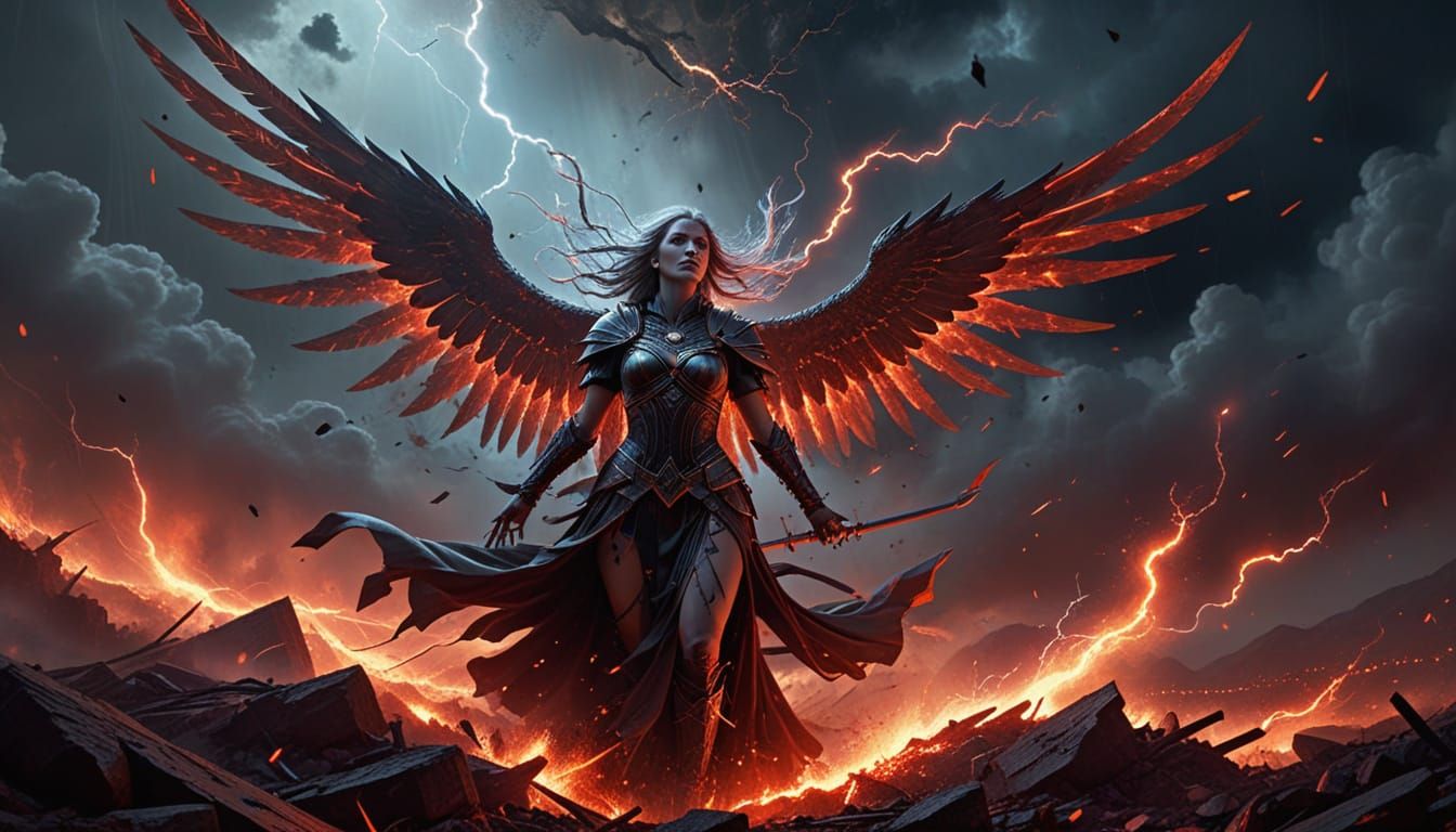 Mythic Battlefield with Keres Spirit of Death