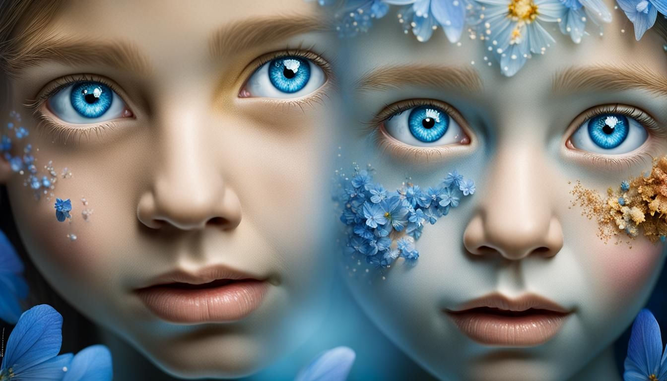 Fairies Reunion Portrait in Fantasy Art Style