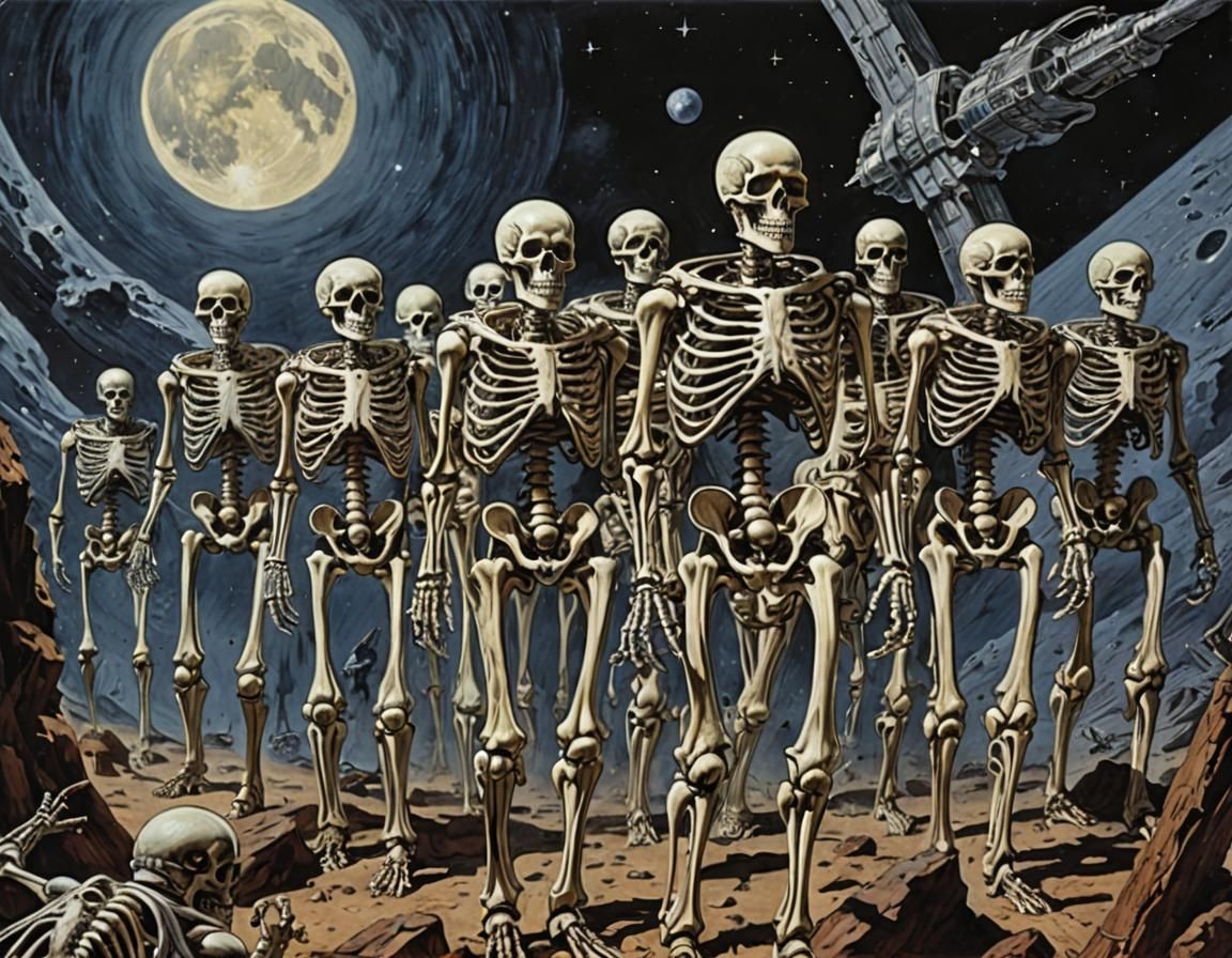 Skeleton troopers of the Stars empire