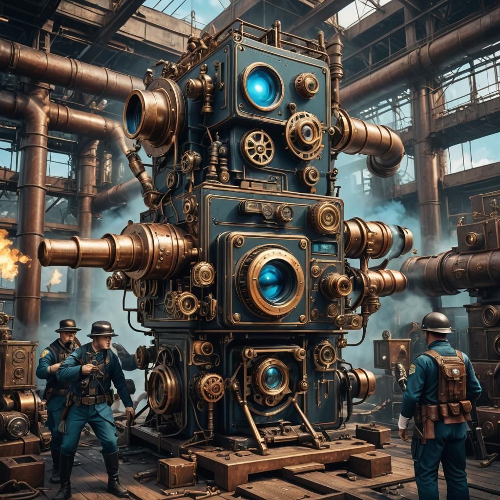 Steampunk Polaroid Camera Disrupts Military Op