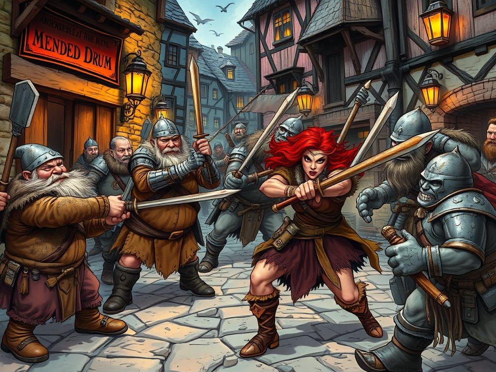 Ankh-Morpork Tavern Brawl: Dwarfs vs Trolls