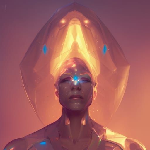 Magic Golem Portrait in Hyperdetailed Digital Art