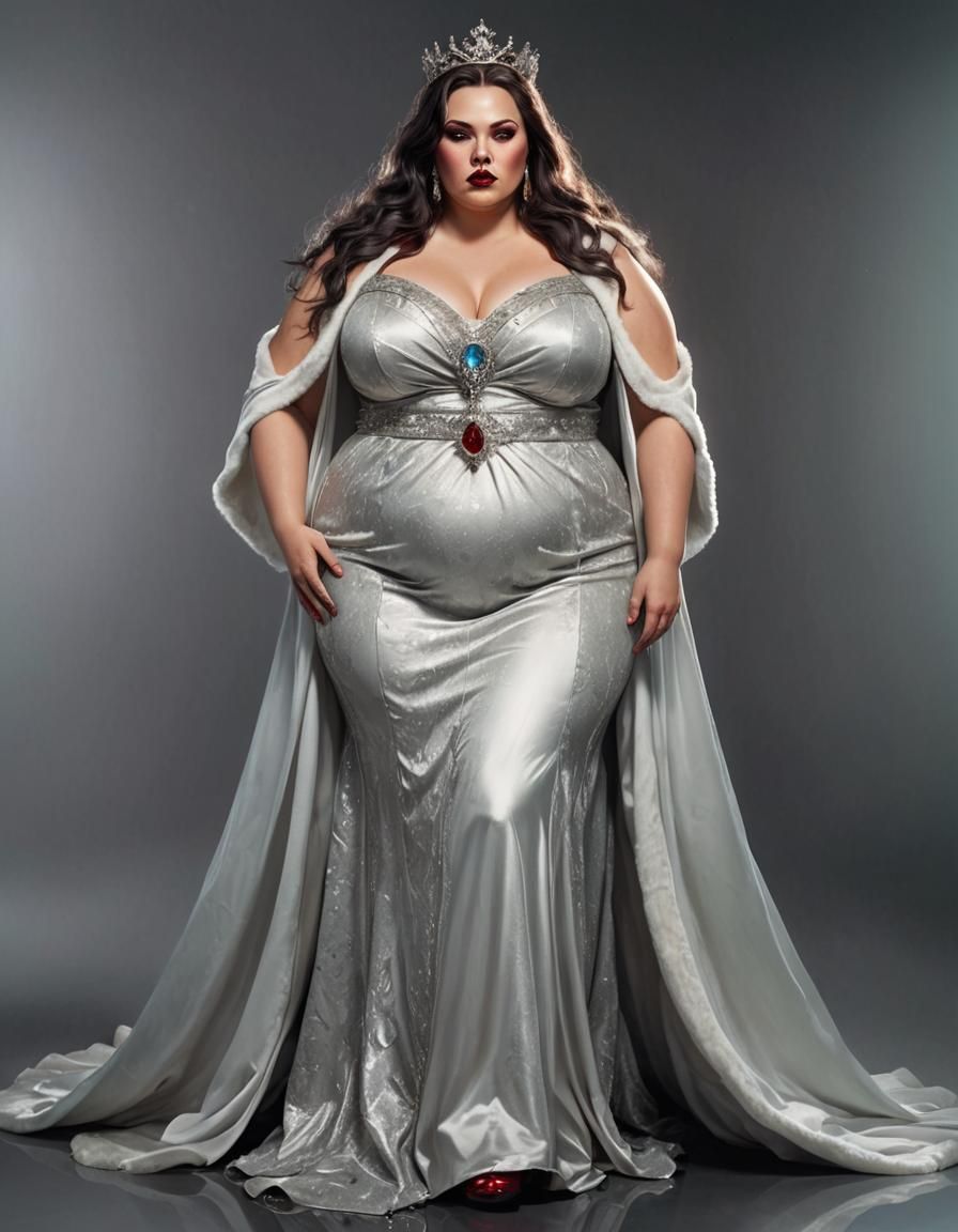 Fantasy Portrait of Woman with Crystal in Art Nouveau Style