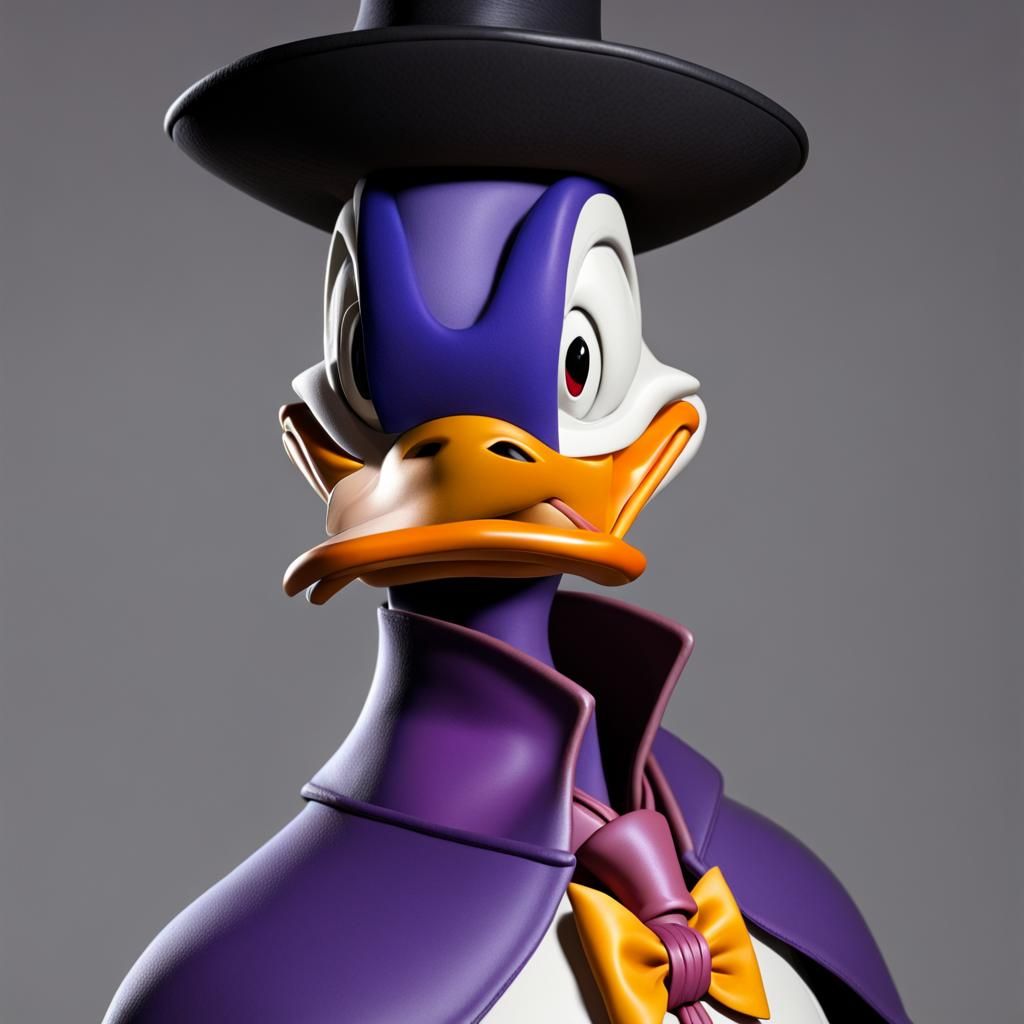 Detailed Darkwing Duck Illustration