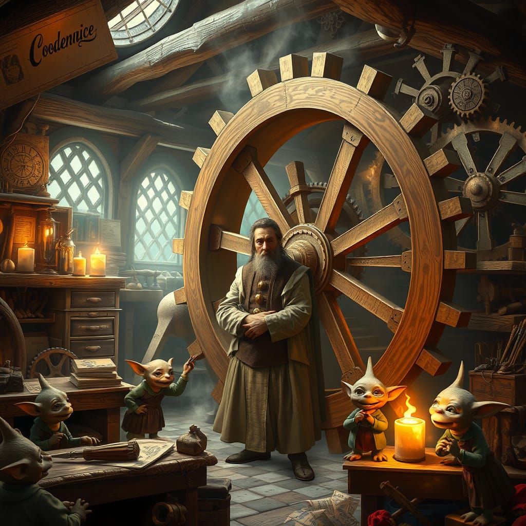 Renaissance Genius Embodies Whimsy and Wonder in Workshop Sc...