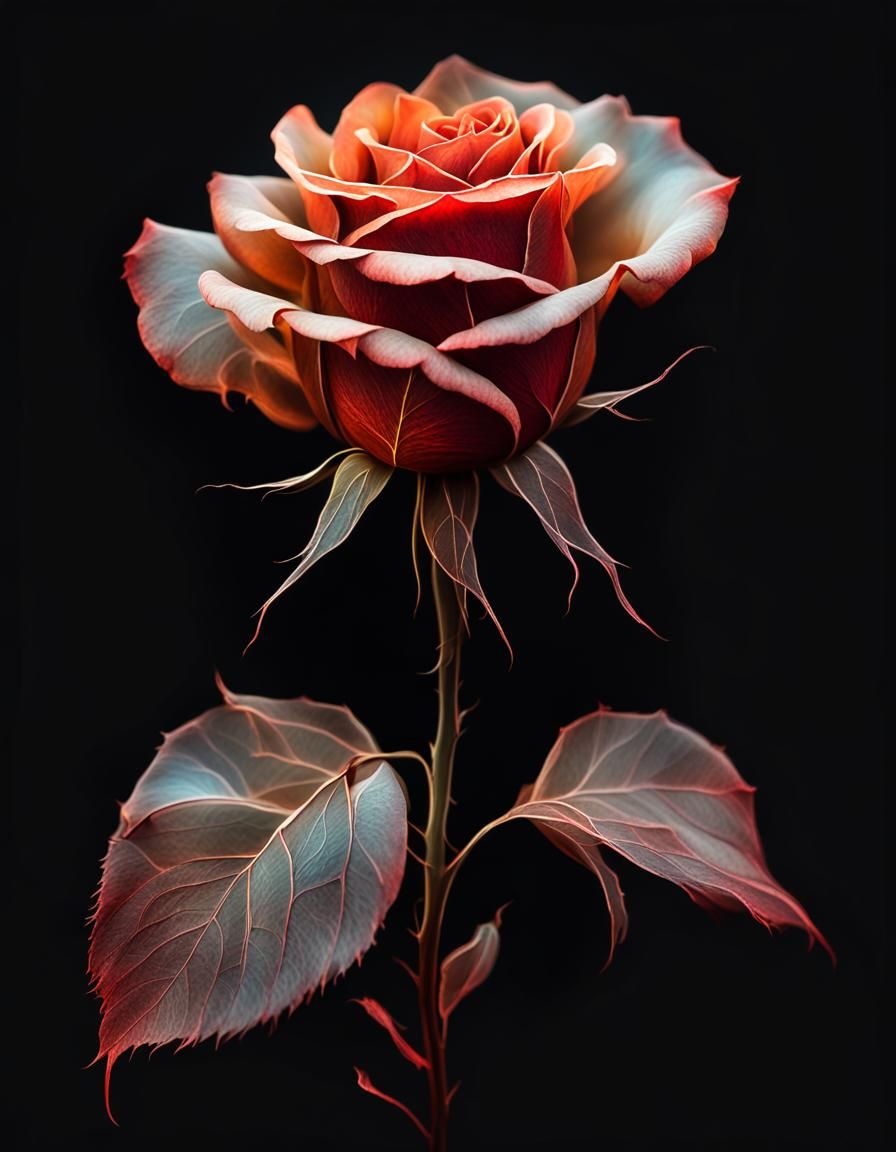 Wilting Red Rose