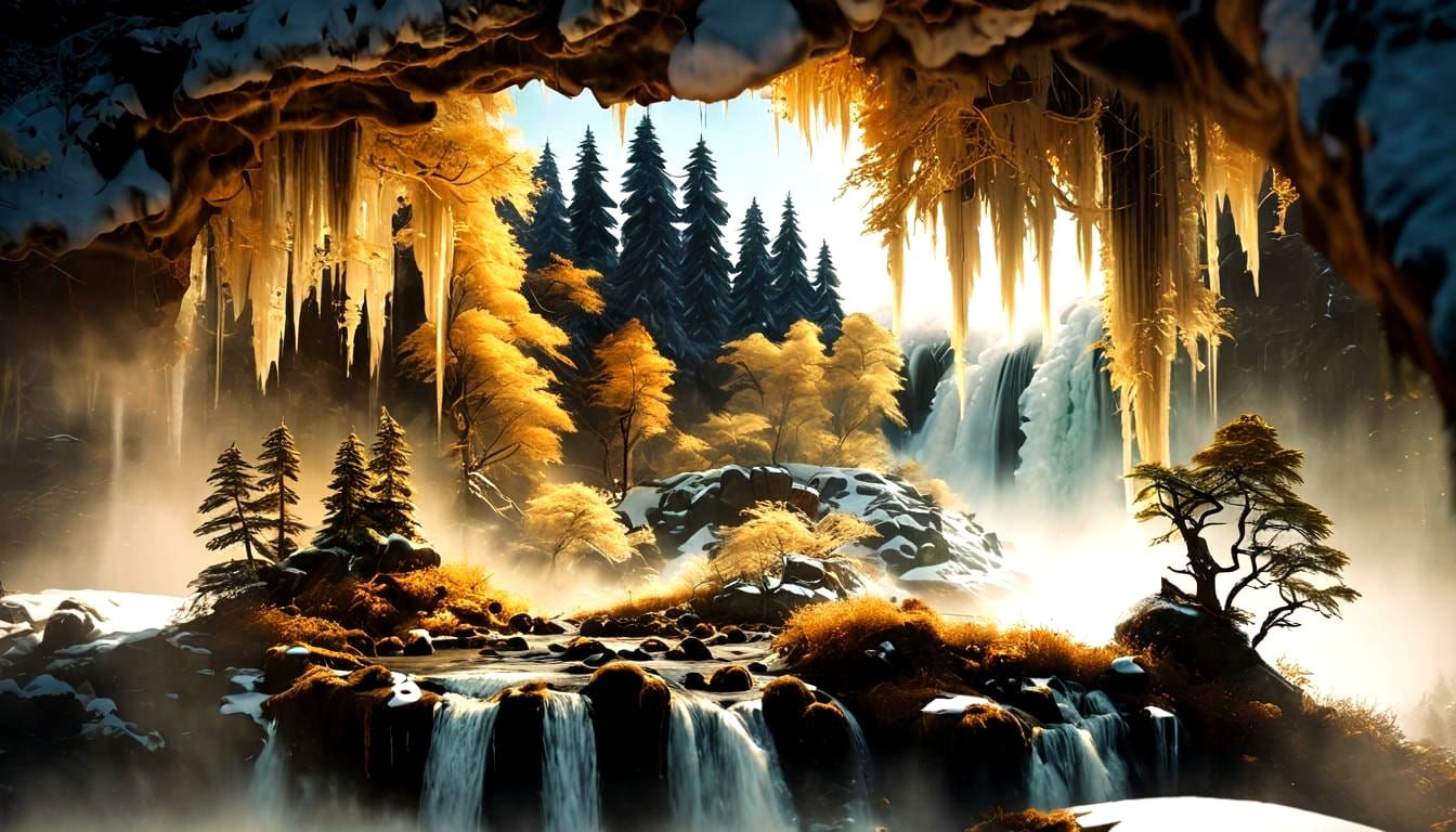 A SNEAKY PEEP FROM EMERALD CAVE