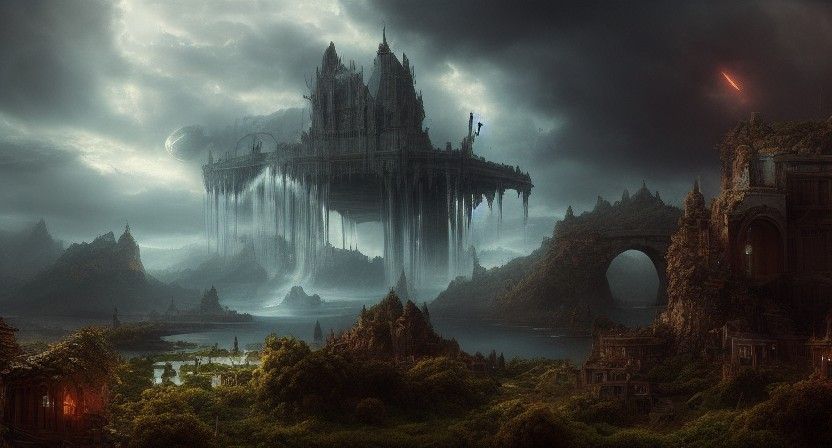 Epic Cinematic Digital Matte Painting