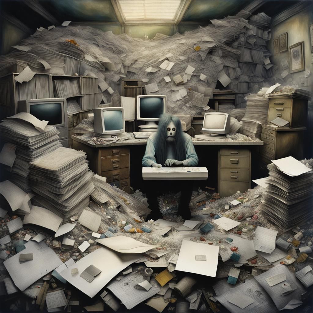 Surprised Couple Stares at Computer, Highly Detailed Photo