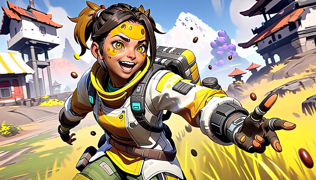 Loba's Unfortunate Bean Consequence: A Humorous Depiction