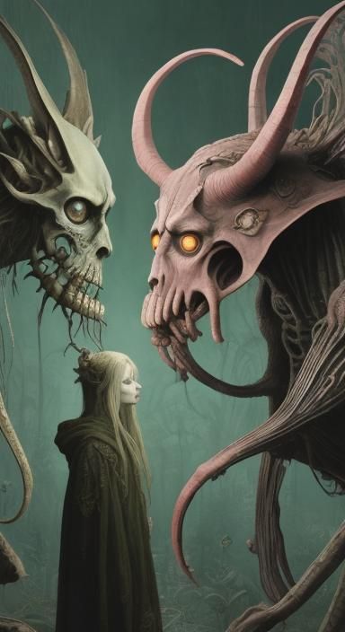 Cryptid Museum: A Hyperrealistic Fantasy Drawing