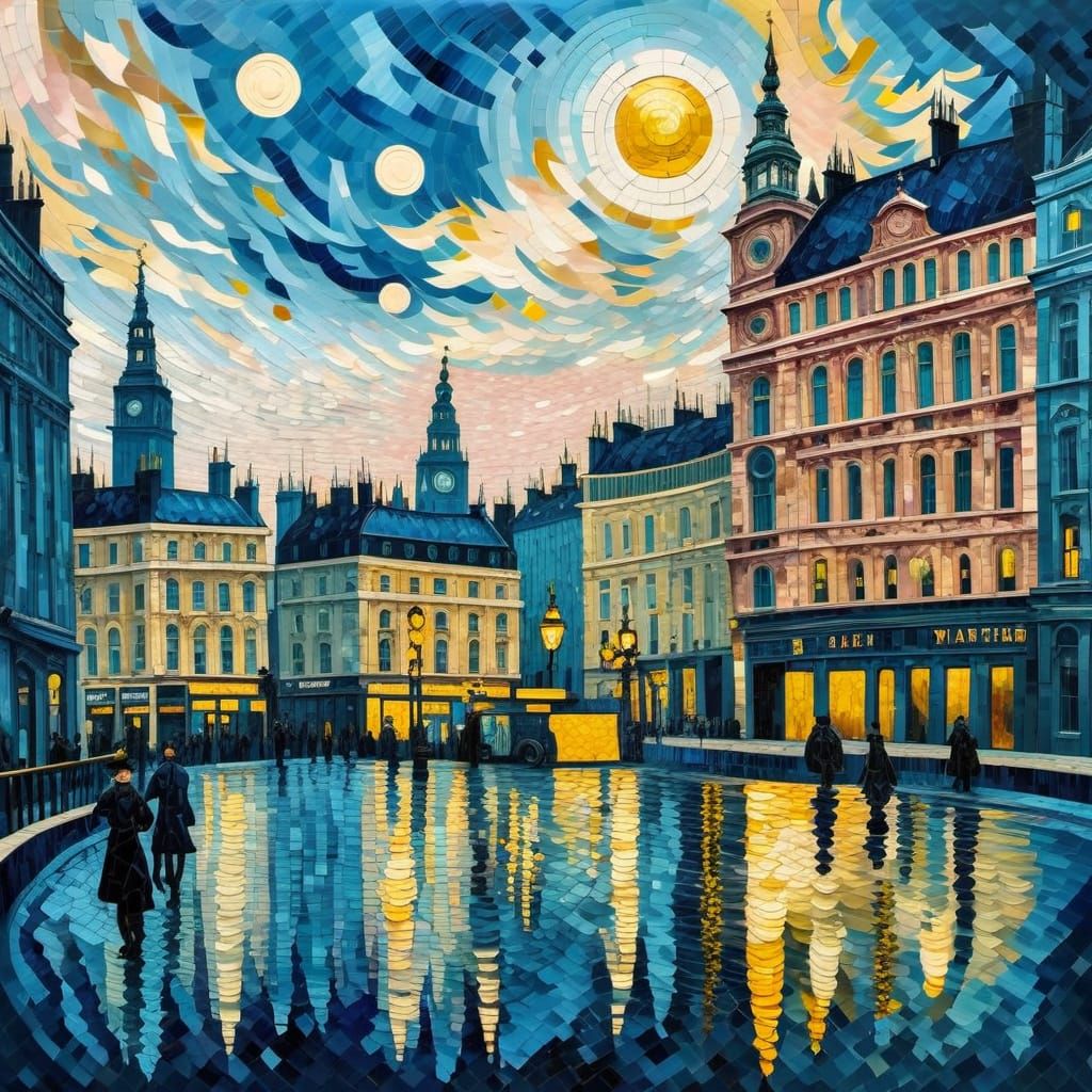 London's Piccadilly Circus Meets Surrealism in Whimsical Mos...