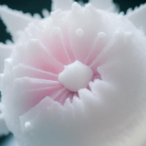 Macro Photograph of Frosting and Sugar Crystals
