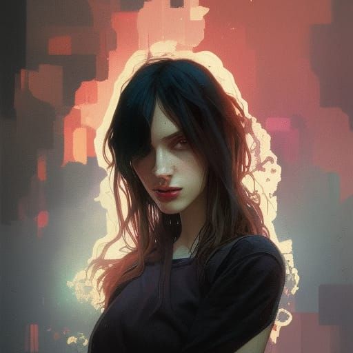 Hyperdetailed Grunge Portrait with Dynamic Lighting