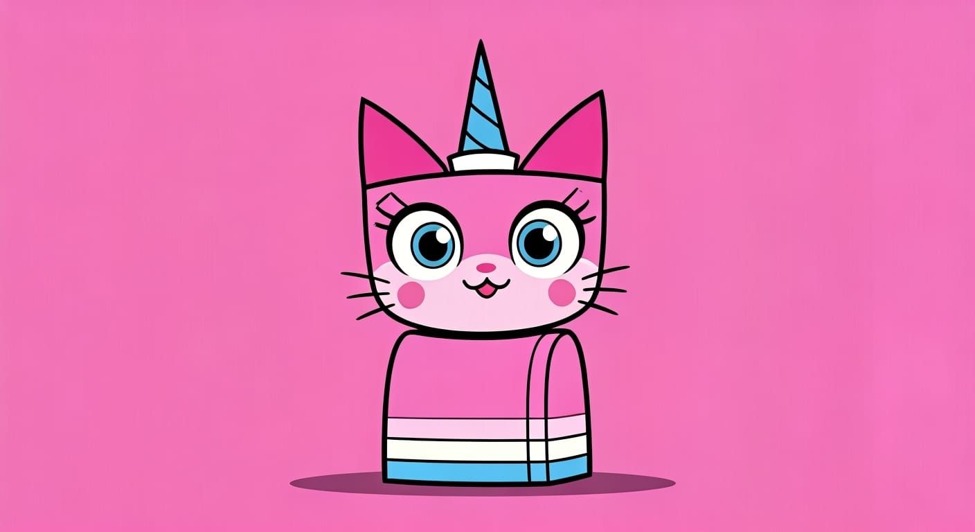 Simple Unikitty AI Rendition