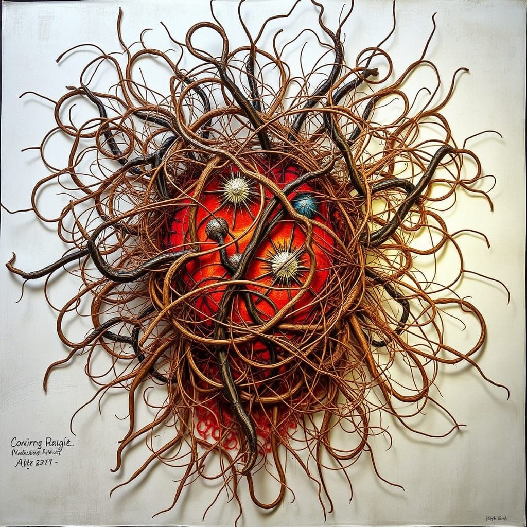 Intricate Horde in Complex Hyperdetailed Art Style