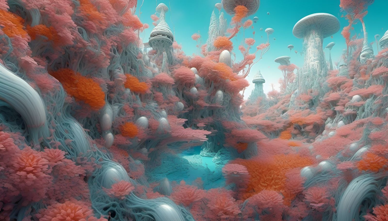 Hyperdetailed Fractal Fusion in Contemporary Futurism