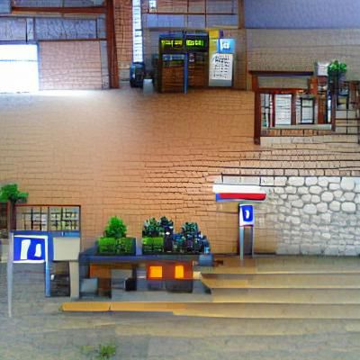 Empty Train Station: A Still Life