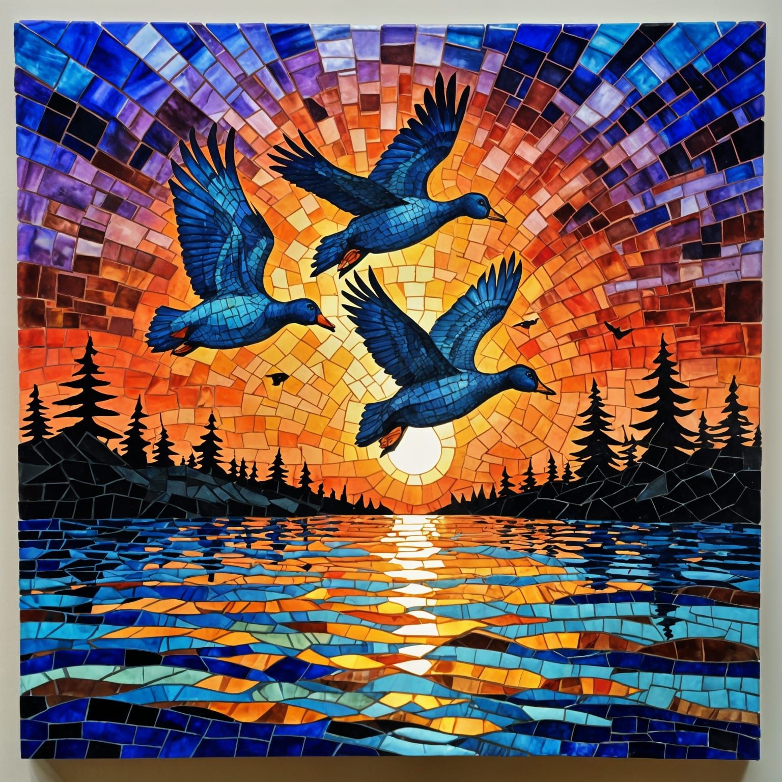 Duck Mosaic 3