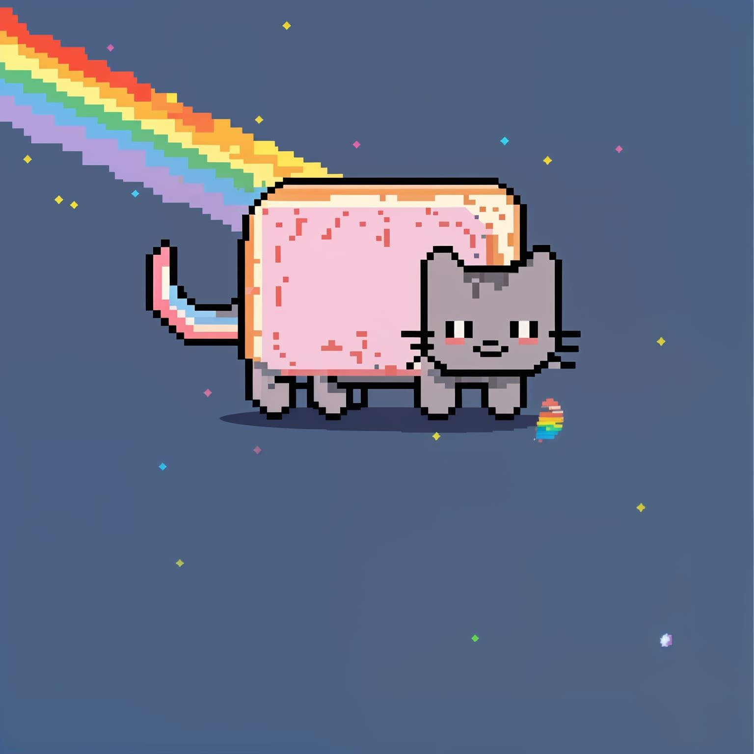 Nyan Cat Generated by AI