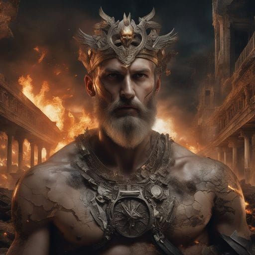 Robot in Ruins: Digital Painting