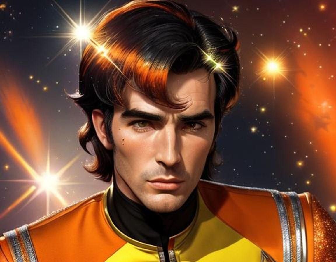 Montgomery Clift as Elasian in Star Trek Style