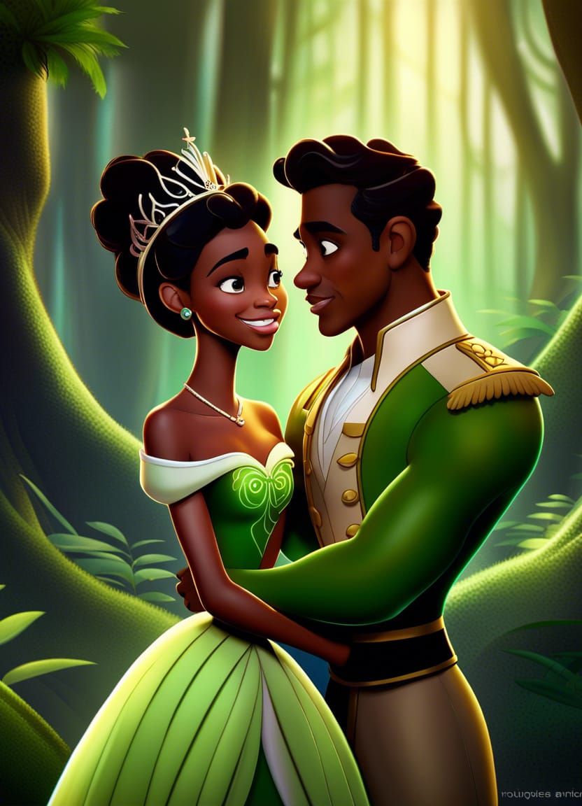 🐸  Princess Tiana and Prince Naveen   🐸