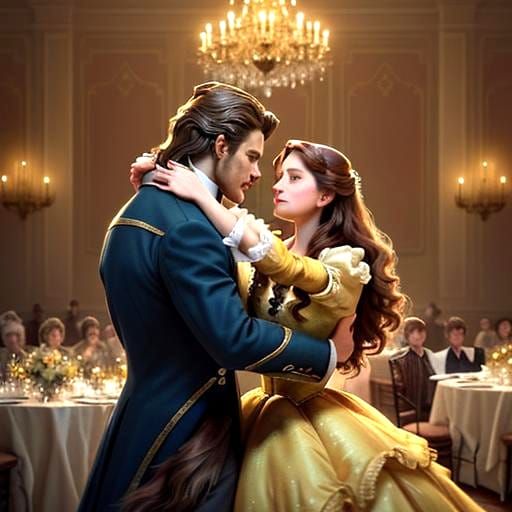 Belle and the Beast: A Cinematic Film Still