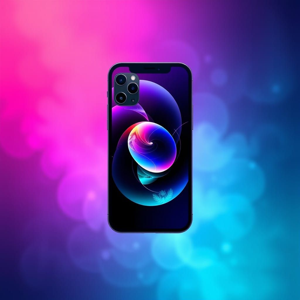 Sleek Futuristic iPhone 16 Pro in Unreal Engine 5 Style