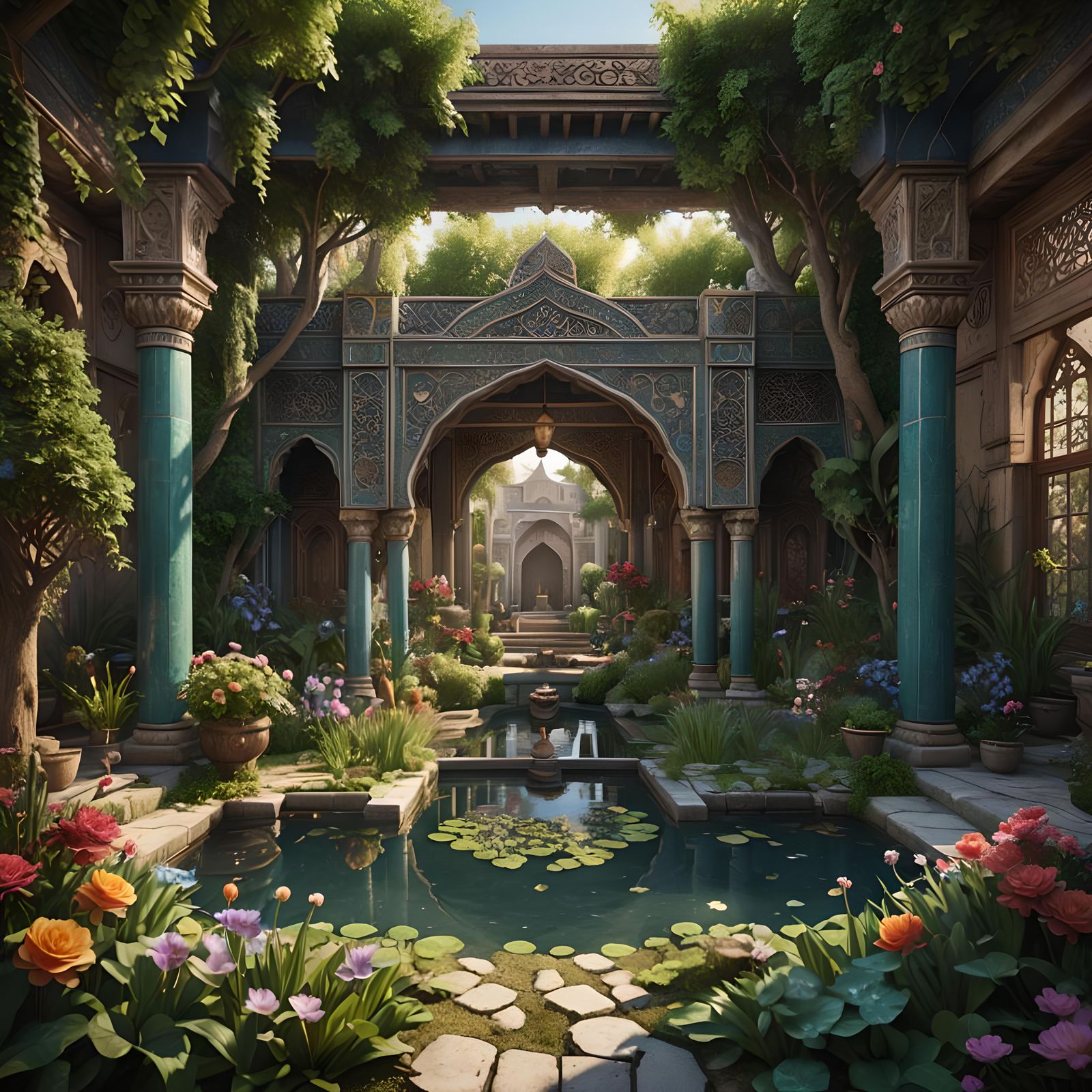 A Persian Style Garden