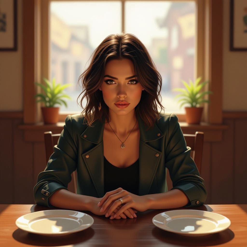 Empty Plates: Digital Painting in Ash Thorp Style