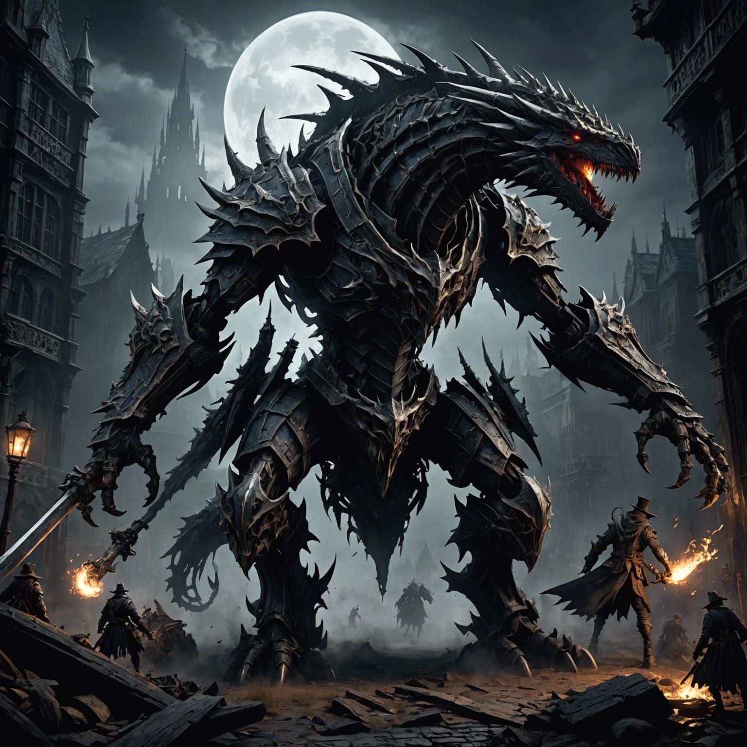 Zoid in Dark Fantasy Style