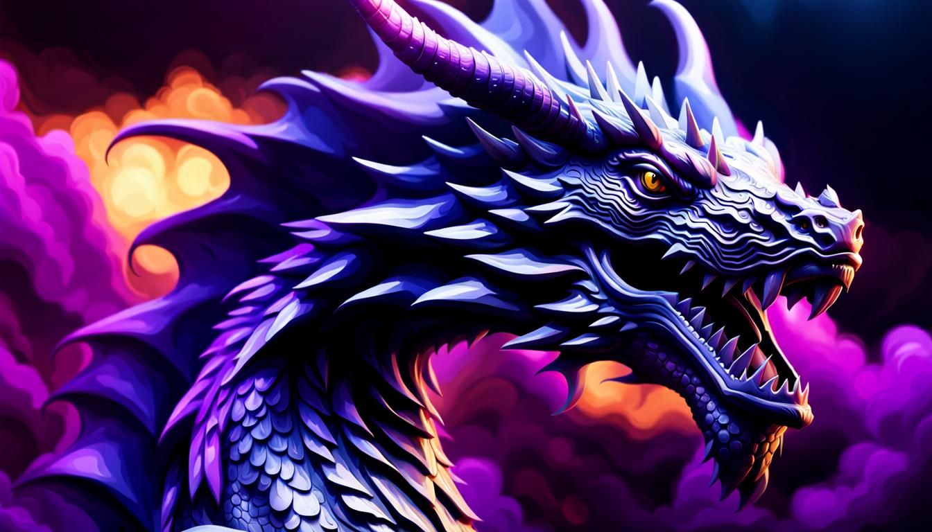 Stunning Crystal Dragon in Hyperrealistic Style