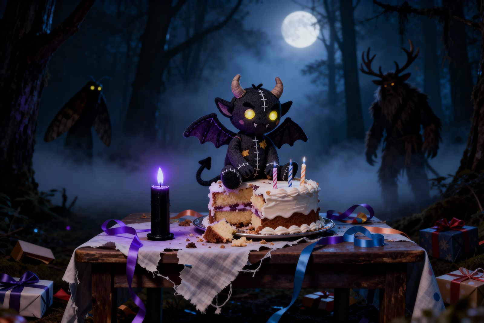 Jersey Devil Crashes Woodland Birthday Party in Stop Motion ...