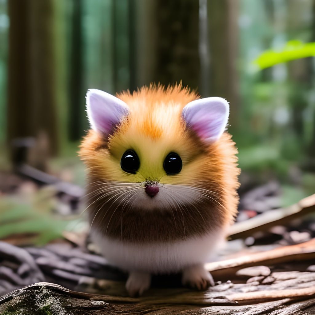 Cute Critter in a Magical Forest