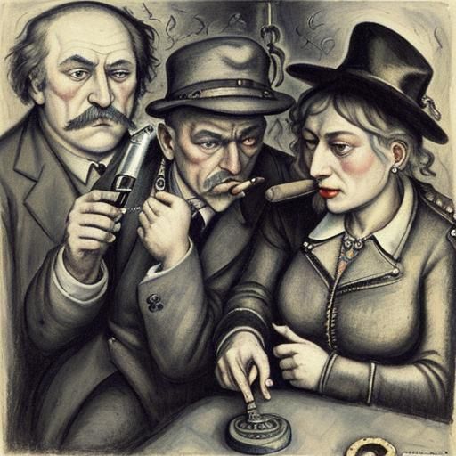 Locksmith Vasya's Divorce: An Expressionist Portrait