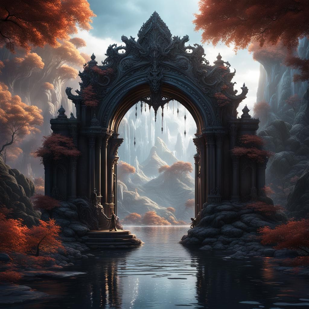 Black Swan Portal: Fantasy Concept Art