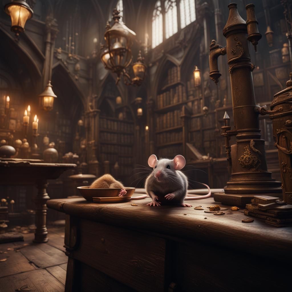 Mouse scene as in Harry potter