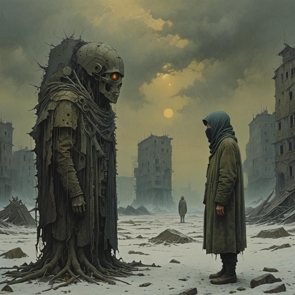 Post-Apocalyptic Emotional Landscape in Dark Surrealism