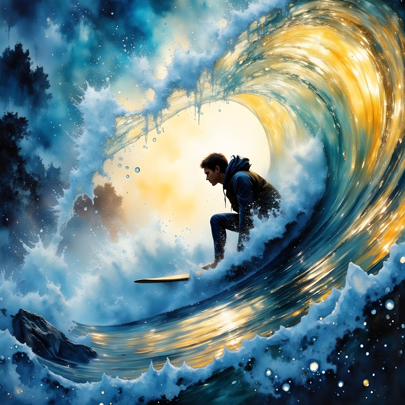 Rider of the Vanishing Curve